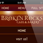 Broken Rocks Cafe Mobile Site